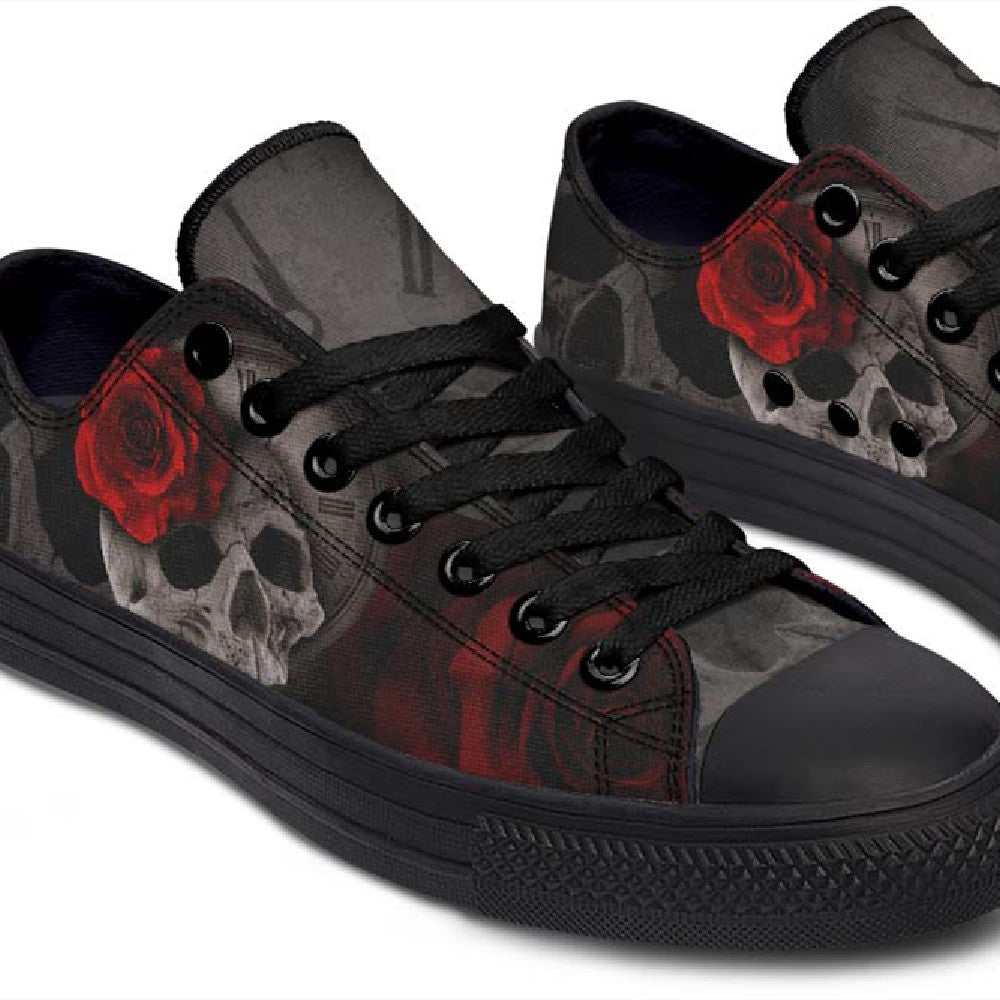 Chaussures montantes en toile imprimées pour couple