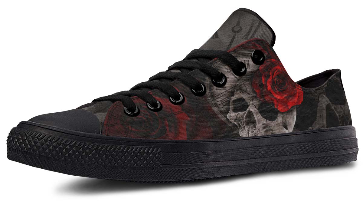 Chaussures montantes en toile imprimées pour couple