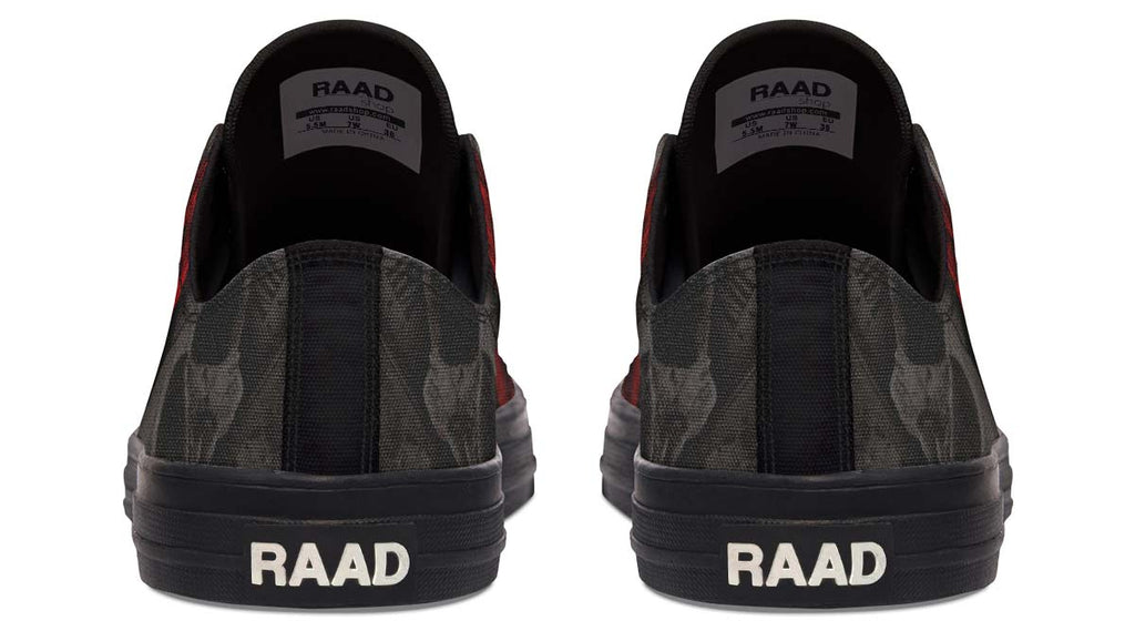 Chaussures montantes en toile imprimées pour couple