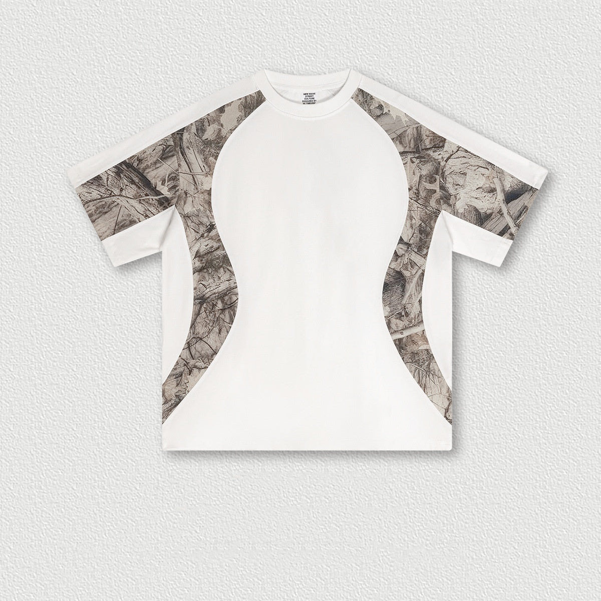 Hauts d'été imprimés camouflage de style américain à manches courtes pour couple