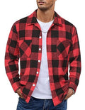 Camisa de Hombre Retro Casual de Manga Larga para Otoño/Invierno