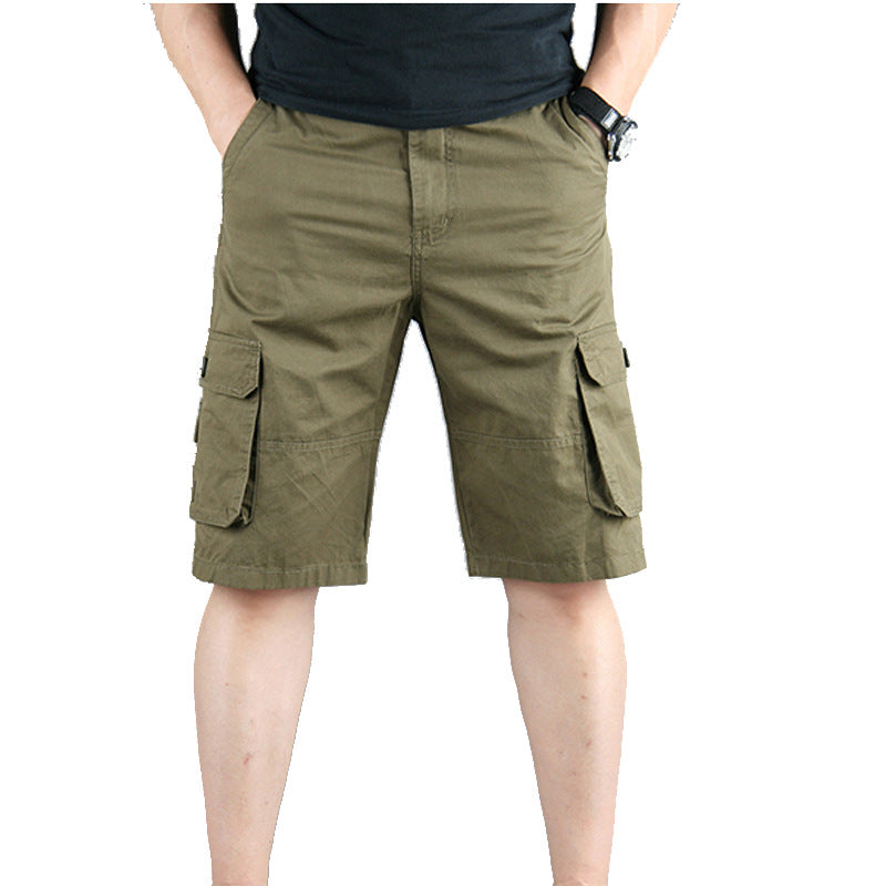 Shorts de travail multipoches d'été pour hommes