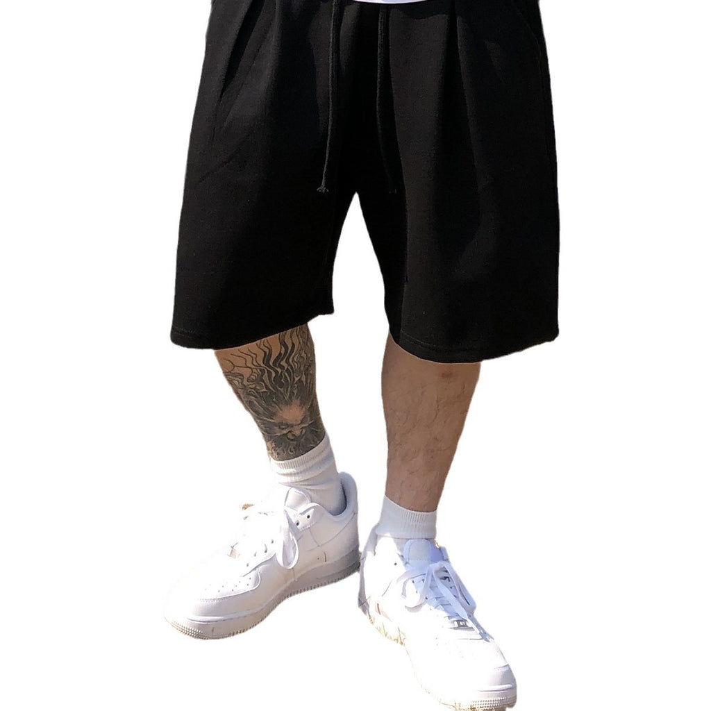 Pantalones Cortos Sueltos Deportivos de Street Fitness Americano para Hombre