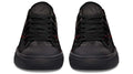 Zapatillas de running de malla negras y rojas