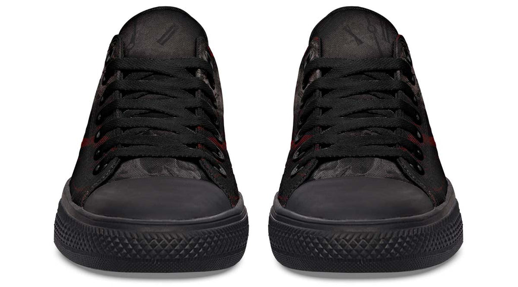 Chaussures montantes en toile imprimées pour couple