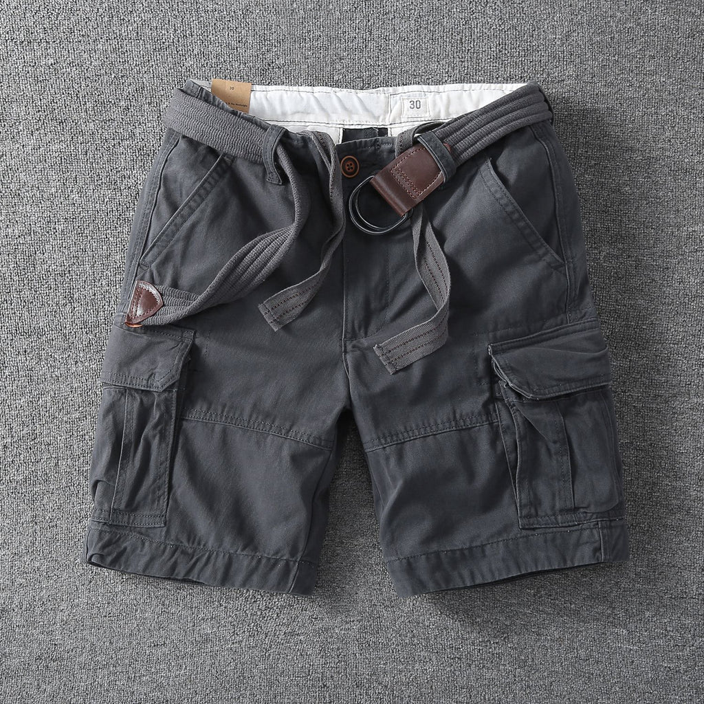 Pantalon droit décontracté taille mi-haute pour hommes